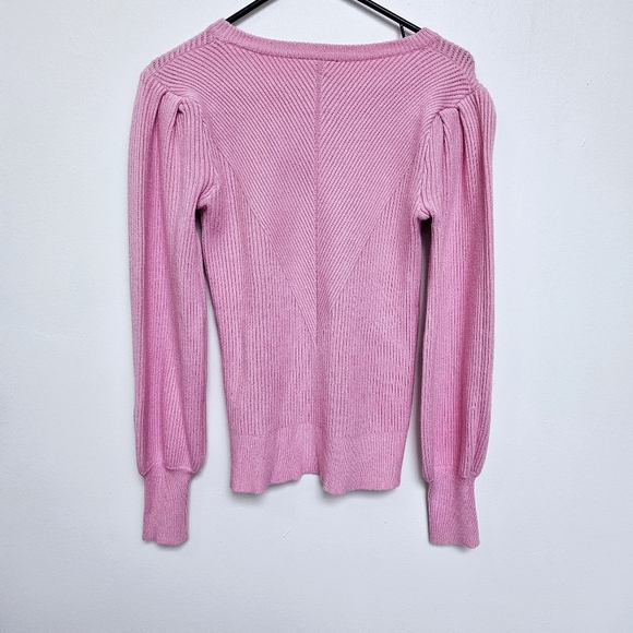 Vici Bubble Over Pink Small Ribbed Bishops Puff Sleeve 100% Algodon  Cotton - Picture 11 of 13